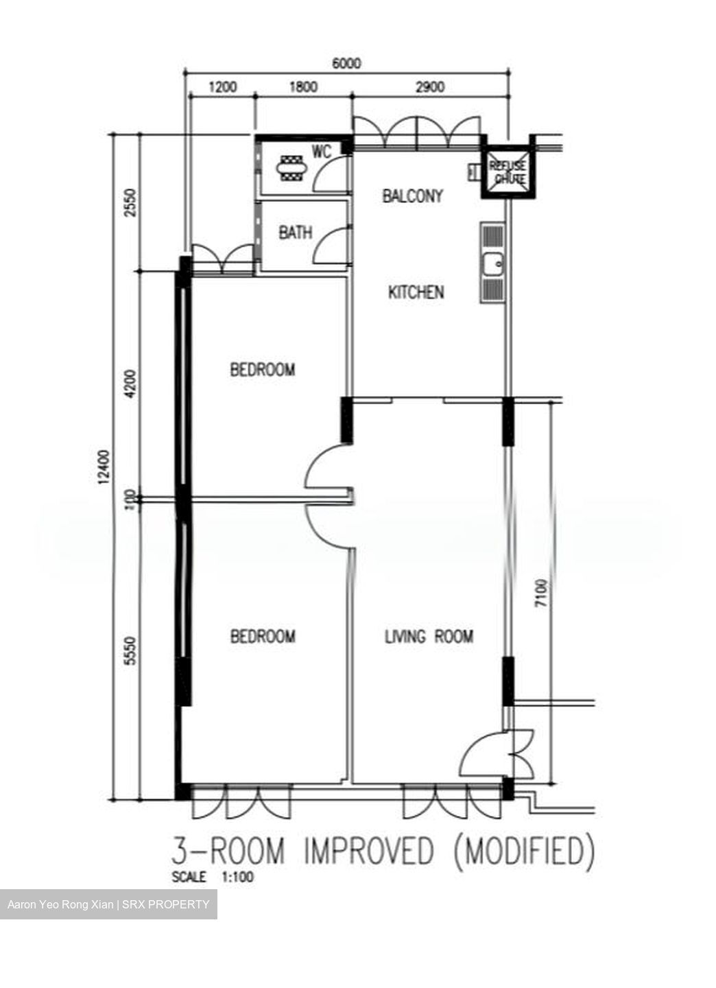 Blk 57 New Upper Changi Road (Bedok), HDB 3 Rooms #564569401